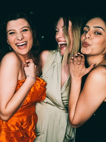 Bachelorette party photo booth